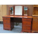 REPRODUCTION MAHOGANY DRESSING TABLE BY ST MICHAEL