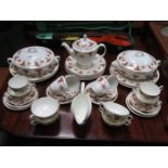 PARCEL OF FLORAL DINNERWARE