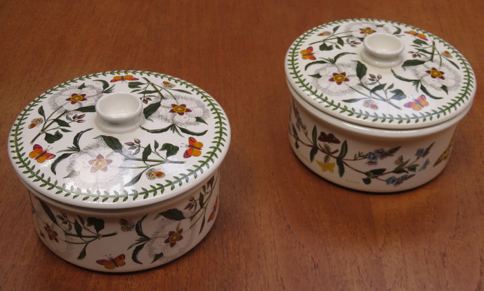 PAIR OF PORTMEIRION THE BOTANIC GARDEN SOUP TUREENS AND COVERS