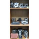 PARCEL OF VARIOUS VINTAGE CAMERAS,