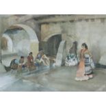 WILLIAM RUSSEL FLINT, PENCIL SIGNED LIMITED EDITION PRINT- UNWELCOME OBSERVERS,