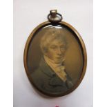 OVAL MINIATURE PORTRAIT OF A GENT