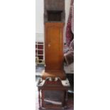 OAK LONGCASE CLOCK CASE,