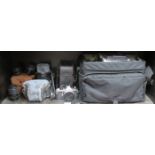 PARCEL OF CAMERA EQUIPMENT, ACCESSORIES AND LENSES, ETC.