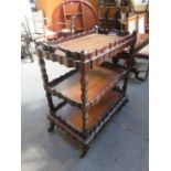 MAHOGANY THREE TIER,