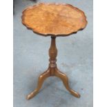 PAIR OF TRIPOD WINE TABLES