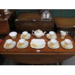 ROYAL STANDARD HANDPAINTED FLORAL TEA SET