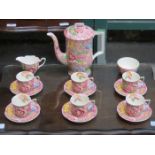 JOHNSON BROS ENGLISH COUNTRYSIDE FIFTEEN PIECE COFFEE SET