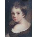 GILT FRAMED 19th CENTURY PORTRAIT ON WOODEN PANEL, UNSIGNED,