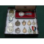 CASED IMPERIAL SERVICE MEDAL AND PAPERWORK,