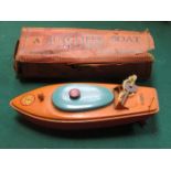 SUTCLIFFE CLOCKWORK RACER ONE SPEEDBOAT