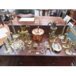 MIXED LOT OF VARIOUS COPPER AND BRASS