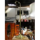 BRASS EXTENDING STANDARD LAMP