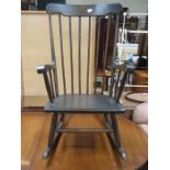 COUNTRY STYLE OAK ROCKING CHAIR