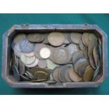 LARGE QUANTITY F VARIOUS COINAGE