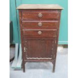 THREE DRAWER MUSIC CABINET