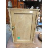 SMALL PINE SINGLE DOOR CUPBOARD