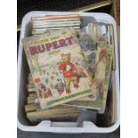 APPROXIMATELY FORTY-TWO RUPERT ANNUALS INCLUDING 1940s, 1950s, 1960s, 1970s,