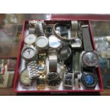 PARCEL OF VARIOUS WRISTWATCHES AND QUANTITY OF VARIOUS JEWELLERY