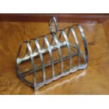 HALLMARKED SILVER TOAST RACK,