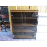 MELAMINE GLASS FRONTED DISPLAY UNIT - TIPPED -