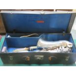 HAWKES & SON CASED SILVER PLATED SAXOPHONE