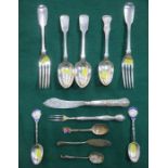 PARCEL OF MIXED HALLMARKED SILVER FLATWARE