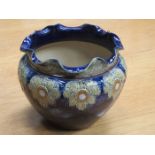 ROYAL DOULTON STONEWARE GLAZED JARDINIERE