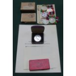 PARCEL OF VARIOUS WORLD WAR II MEDALS PLUS CORONATION MEDAL AND PAPERWORK,