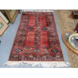 SMALL AFGHAN STYLE FLOOR RUG