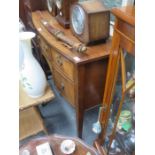 BOW FRONTED MAHOGANY SIDEBOARD