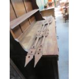 PAIR OF TREEN OARS