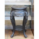 EBONISED PLANT STAND