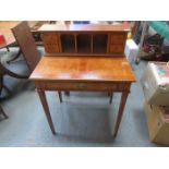 PRETTY FRENCH STYLE INLAID WALNUT LADIES WRITING BUREAU