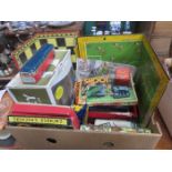 PARCEL OF VINTAGE GAMES INCLUDING TABLE FOOTBALL ETC.