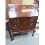 MAHOGANY FALL FRONT BUREAU