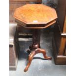 TRIPOD OCTAGONAL OCCASIONAL TABLE