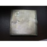 HALLMARKED SILVER CIGARETTE CASE,