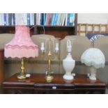 VARIOUS MODERN TABLE LAMPS