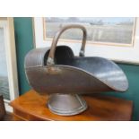 COPPER COAL SCUTTLE