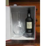 BOXED 10 YEAR OLD TAWNY PORT & JUG