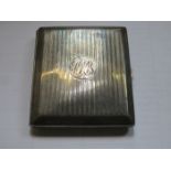 HALLMARKED SILVER CIGARETTE CASE,