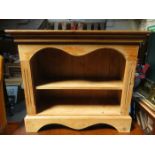 MODERN PINE OPEN SHELF UNIT