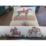 HORSE RELATED CUSHION AND DRAUGHT EXCLUSER