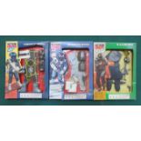 THREE CARDED ACTION MAN OUTFITS INCLUDING ZARGONTTE