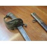 ROYAL NAVAL OFFICER'S SWORD, VICTORIAN PERIOD,