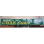 LARGE HANDPAINTED "MARRIOTTS CYCLE CENTRE" SHOP SIGN