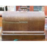 CASED SINGER SEWING MACHINE