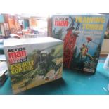 BOXED ACTION MAN ASSAULT COPTER & TRAINING TOWER