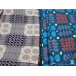 TWO VARIOUS WELSH BLANKETS
